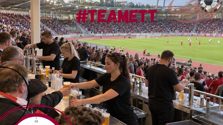Dein Arbeitsplatz: FC Rot-Weiß Erfurt. Dein Team: ElbTalTeam.