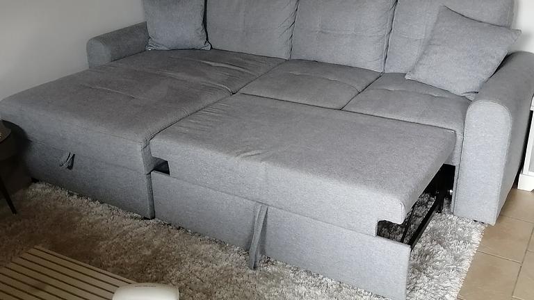 Vorschaubild Ecksofa mit Schlaffunktion