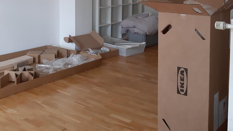 Umzugshelfer hilft in Düsseldorf beim Umzug