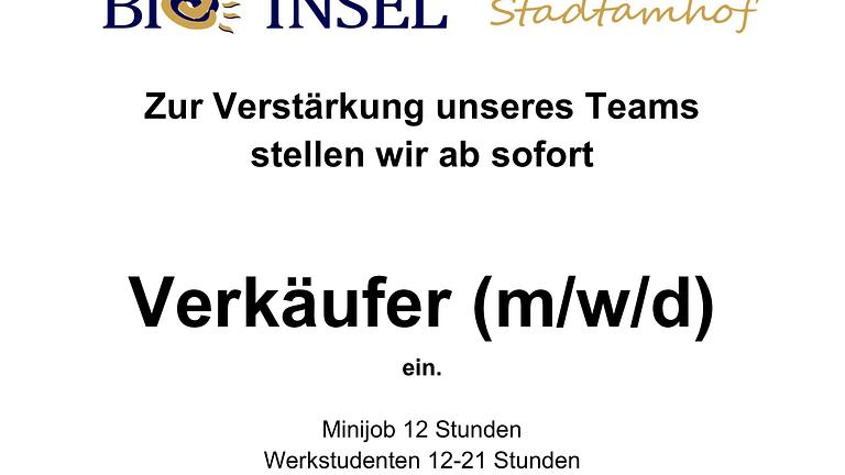 Verkäufer / Verkäuferin Biomarkt in Regensburg (m/w/d)
