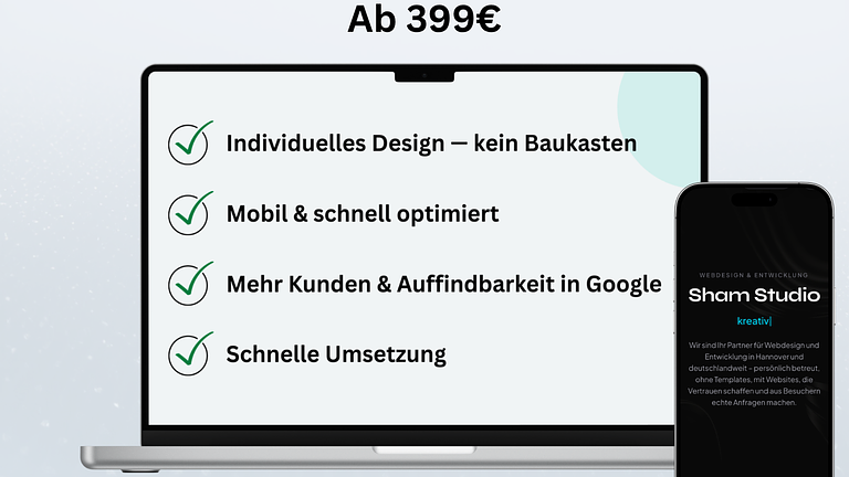 Webseite erstellen lassen – faire Preise, kein Agentur-Stress
