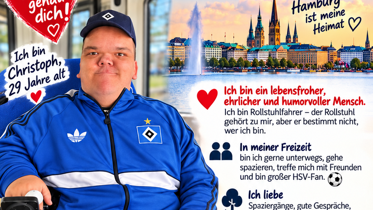 Sympathischer Rollstuhlfahrer sucht Partnerin