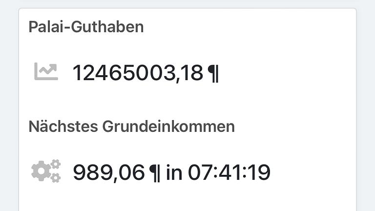 Verkaufe 12,4 Millionen Palai