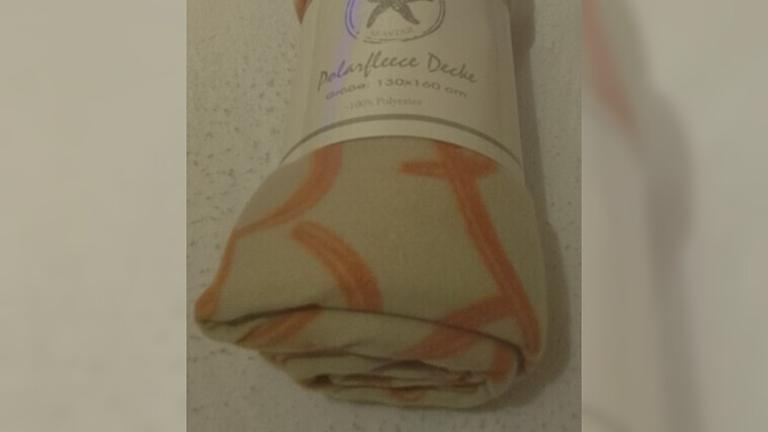 Neu Polar- Fleece Decke Kuscheldecke 130x 160 cm Geschenk- idee