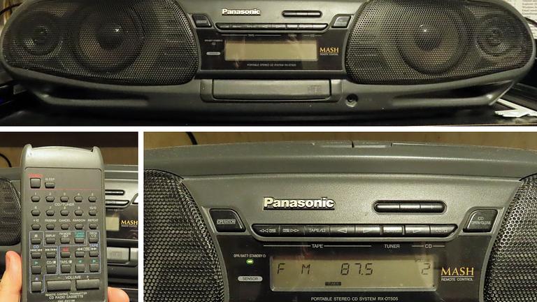 Panasonic Portable Stereo CD System RX-DT505