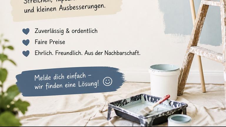 Maler und Lackierer arbeiten