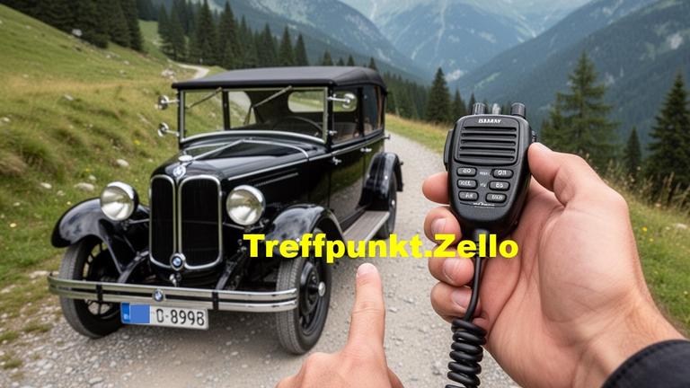 Kennenlern-Treffen mit der Walkie Talkie Zello App auf dem Smartphone