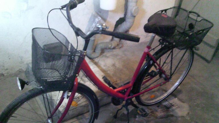 Damenrad, Sportrad, Seniorenrad, Drahtesel, + 3-Gang bicycle +3-speed 28er  Rot