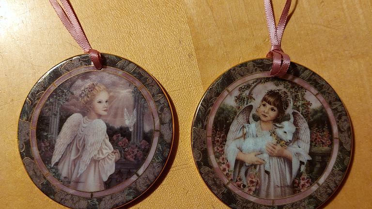 PORZELLANTALER WUNDERSCHÖNE ENGELCHEN