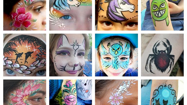 Kinderschminken Berlin Facepainting Kindergeburtstag Kitafeier Karneval Fasching