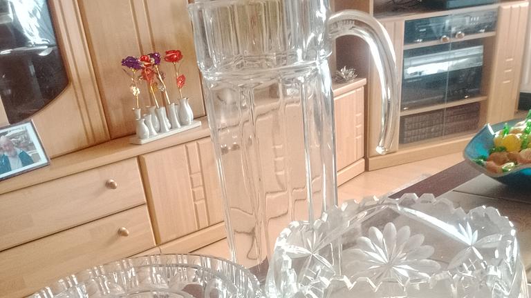 Bleikristall Konvolut 8 Teile. 32 Euro!