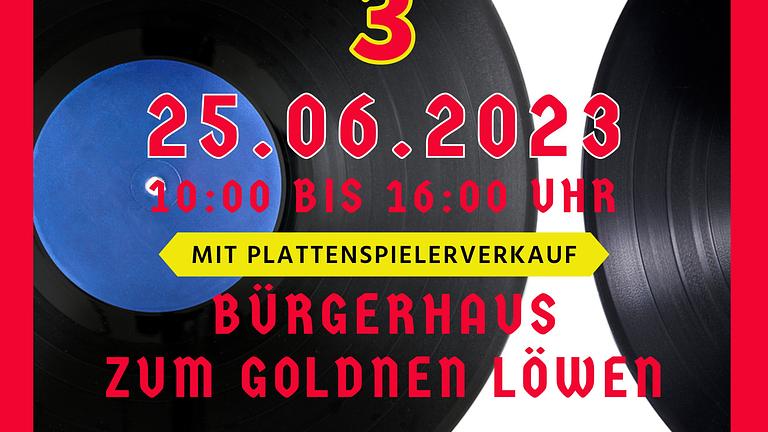 Vorschaubild Vinyl Flohmarkt Darmstadt 25.06.23