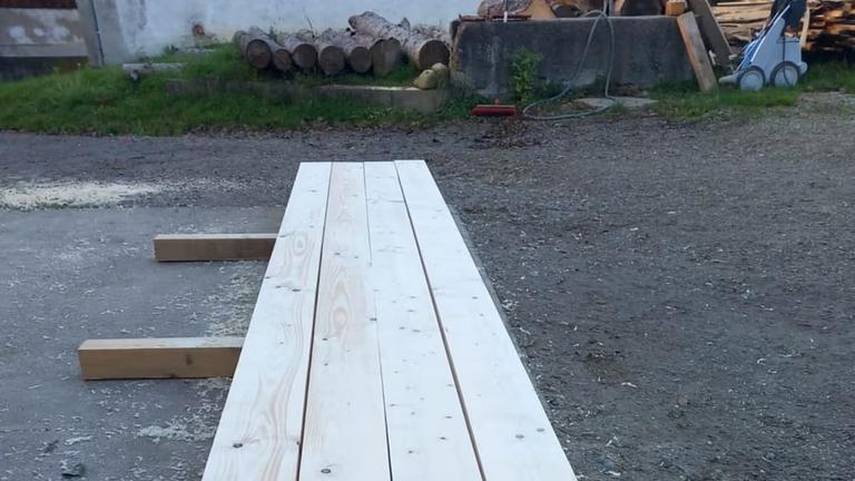 🪚 Hobelbretter – 11,2 m² (20 Stück)  2,5 x 14 x 400 cm – Paket für 200 €