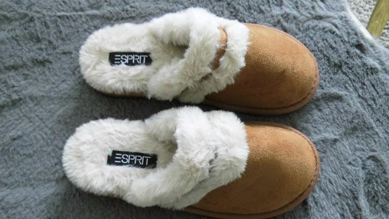 Damenpantolette, Winter,Hausschuh, Nur 2mal angehabt.