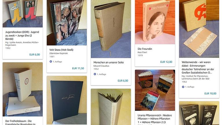 DDR-Bücher, antiquarisch: Lesen und dabei Gutes tun