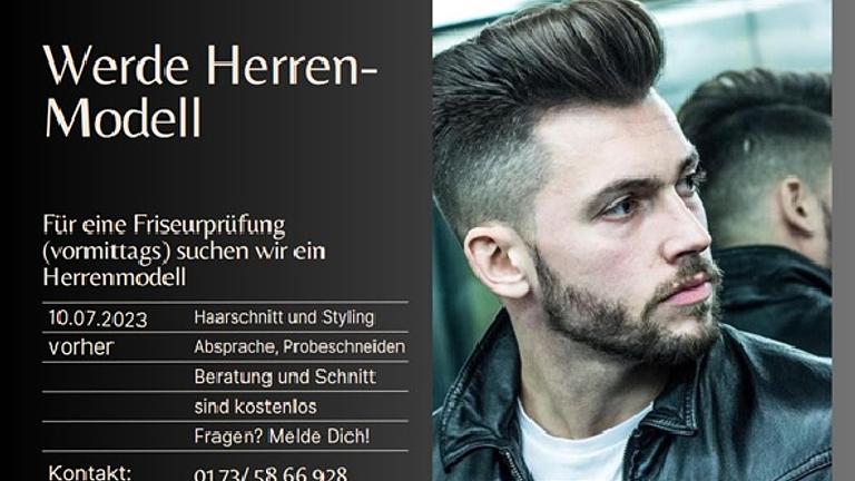 Vorschaubild Herrenmodell gesucht!