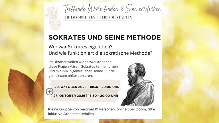 Oktober mit Sokrates