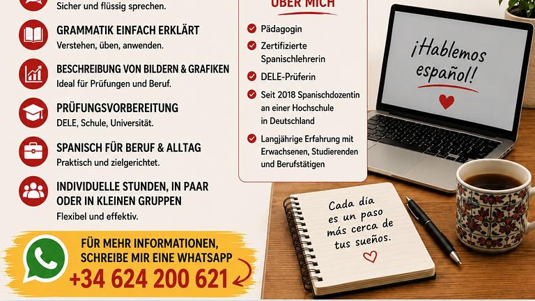 Spanisch online mit Muttersprachlerin