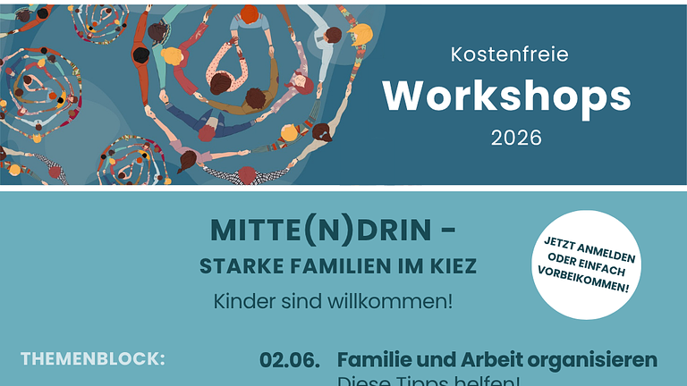 kostenfreie Workshops zum Thema: beruflicher Einstieg