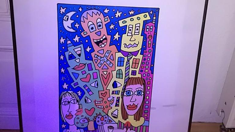 Vorschaubild "Glad all over"-James Rizzi, NY, 2002-Poster=09,-€