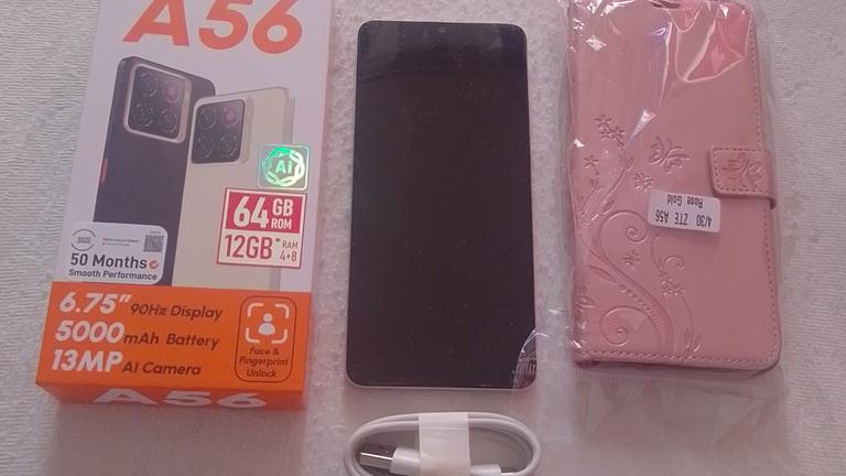 ZTE Blade A56 64 GB Floating Gold Dual SIM Smartphone Handy Mobiltelefon