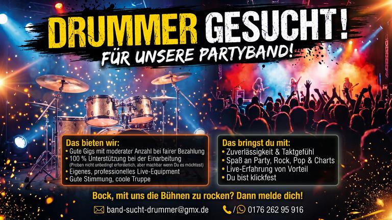 Drummer gesucht !