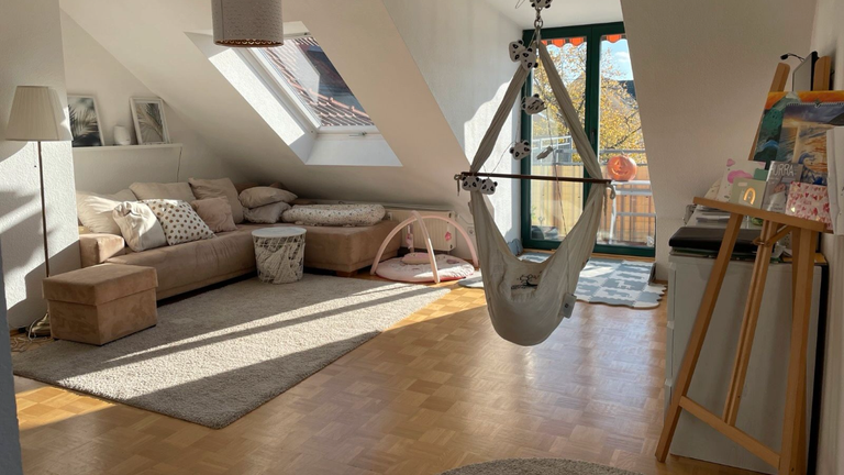 Sonnige 3 Zimmer Dachgeschosswohnung zur Untermiete in Markkleeberg/ Leipzig