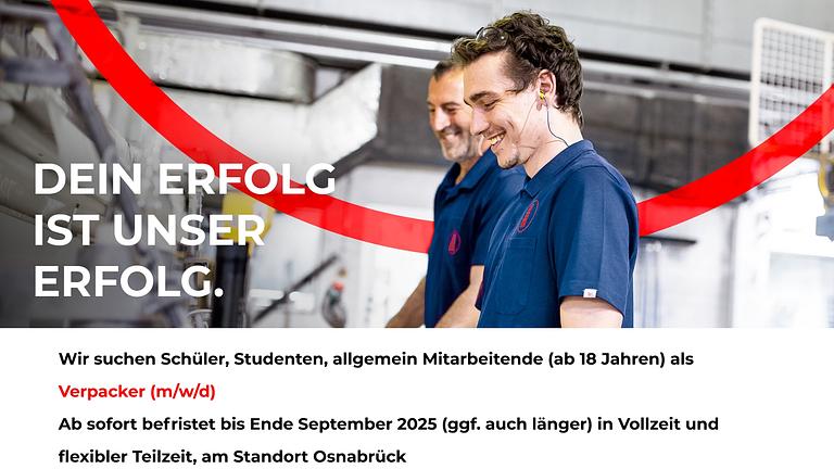 Verpacker (m/w/d)