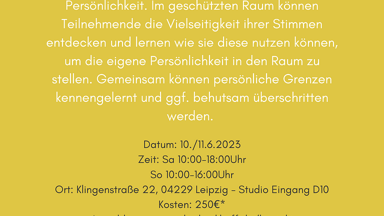 Vorschaubild Stimme und Sprechen