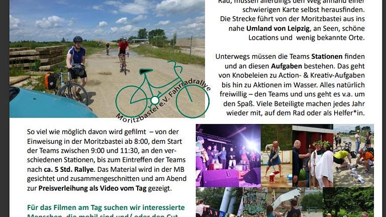 Vorschaubild Aufruf: Cutter/Cutterin & Filmende gesucht