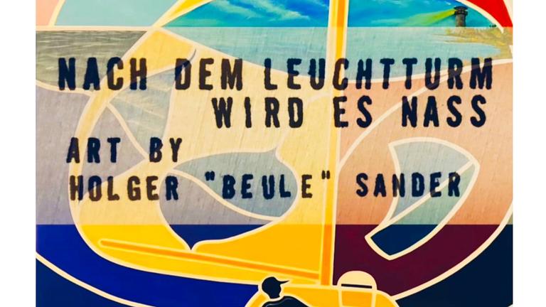 Vernissage „Nach dem Leuchtturm wird es nass“ von Holger „Beule“ Sander