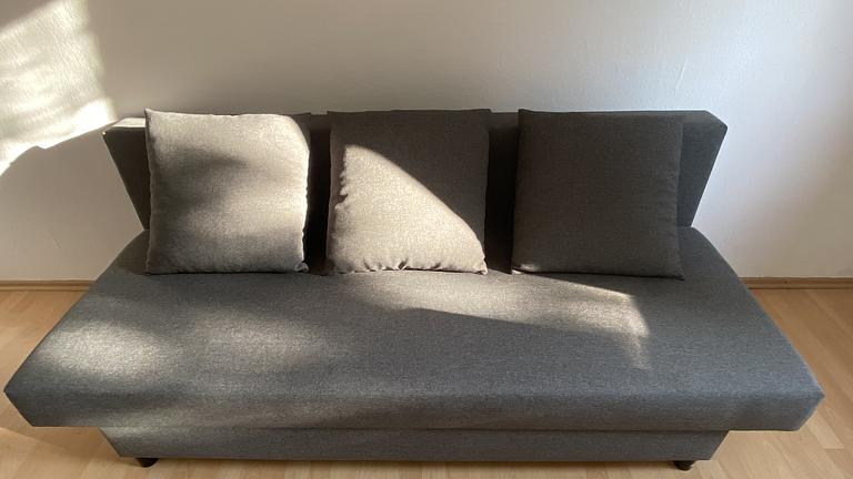 Gepflegte ausziehbare Couch