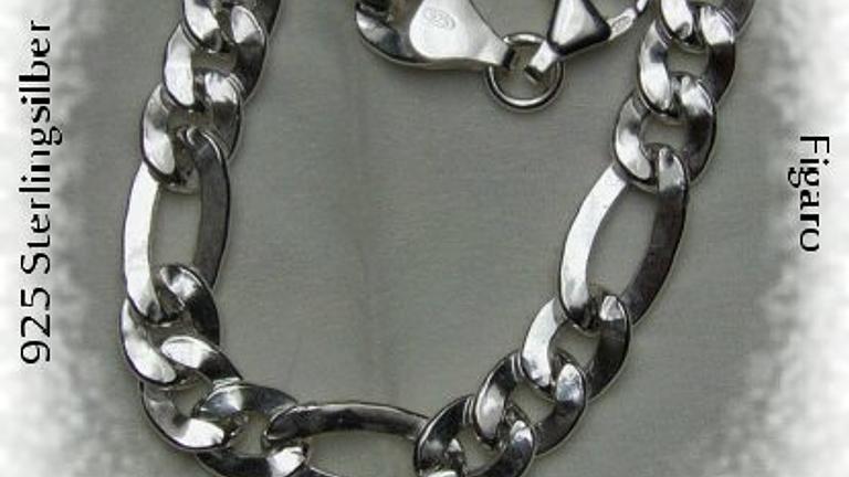 Figarokette, 925 Silber