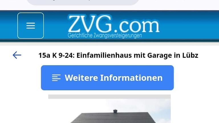 Haus in Lübz - Zwangsversteigerung am 18.06.2025