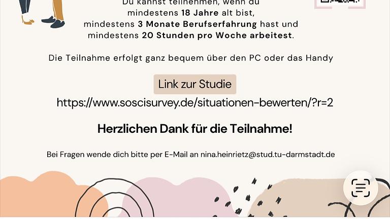 Suche dringend nach Teilnehmenden für mein online-Experiment (Bachelorarbeit)