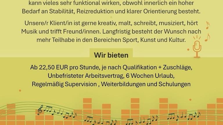 Qualifizierte Assistenz -21075 Hamburg-Heimfeld, ab 22,50 EUR/Stunde + Zuschläge
