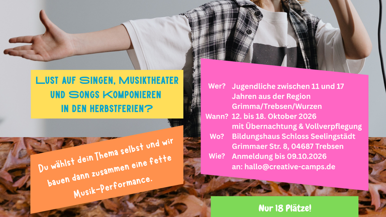Pädagogische Fachkraft für Herbstcamp gesucht!