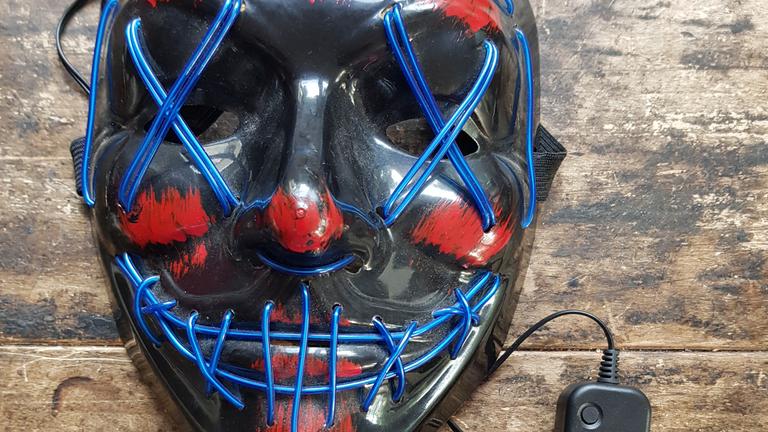 Halloween-Maske, leuchtend