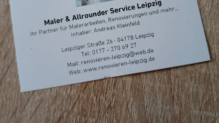 Maler erledigt...