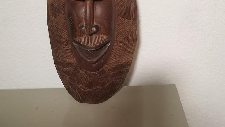 Afrikanische Holzmaske
