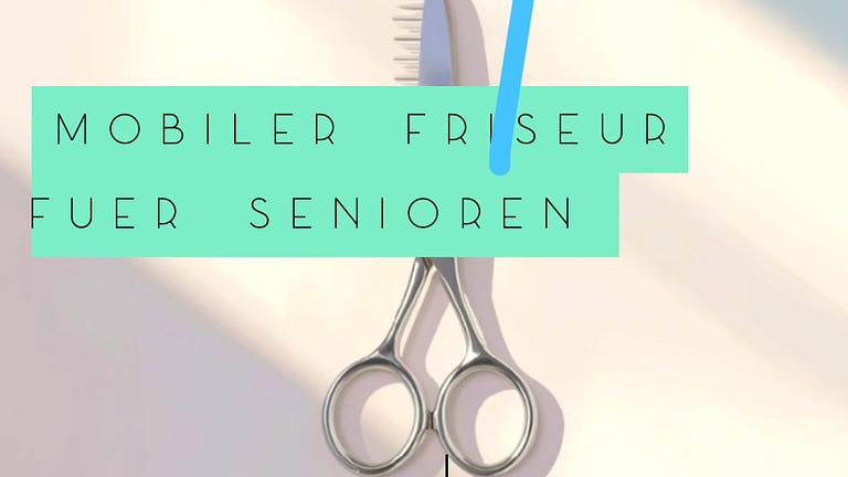 Senioren die Haare schneiden