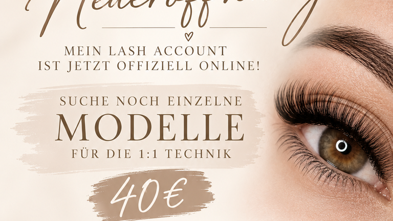 ✨Lashmodelle gesucht✨