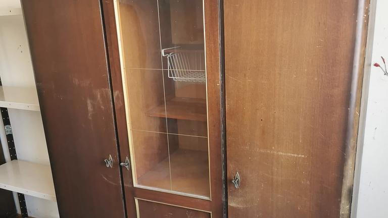 Vintage Kleiderschrank 60er Jahre