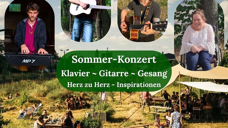 Sommer-Konzert ~ Klavier, Gitarre & Gesang | Fr, 26.6. ~ 18 Uhr @ Freiluft-Café