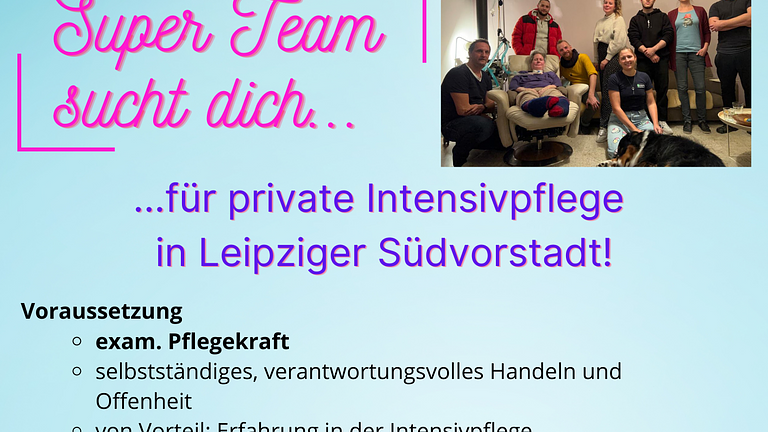 Vorschaubild Unser Team soll wachsen - privates Intensivpflegeteam 