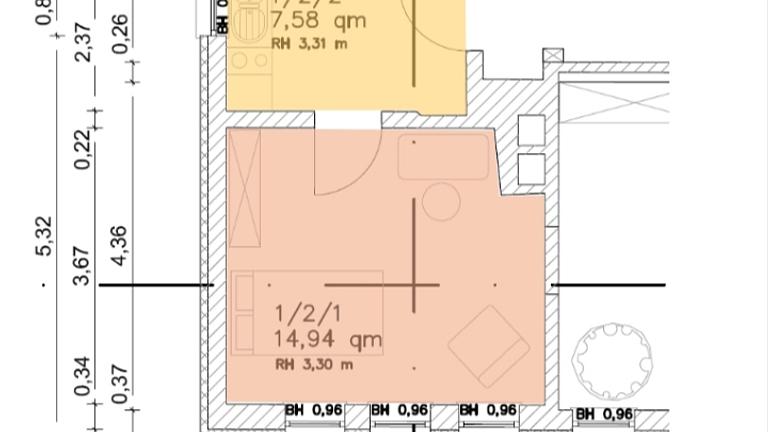 1-Zimmer-Apartment in Apolda
