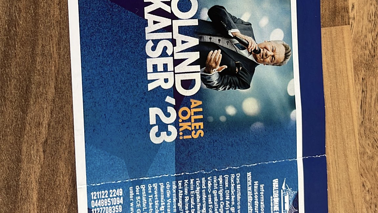 Vorschaubild Roland Kaiser Ticket 26.08.23 19.30 Uhr Waldbühne