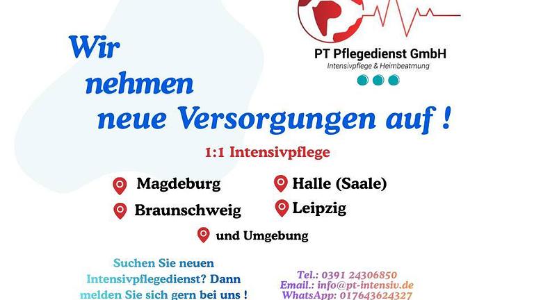 Freie Kapazität für die 1:1 Intensivpflege