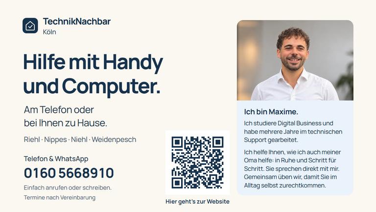 Handy- und Computerhilfe in Köln: Hausbesuche und Fernhilfe