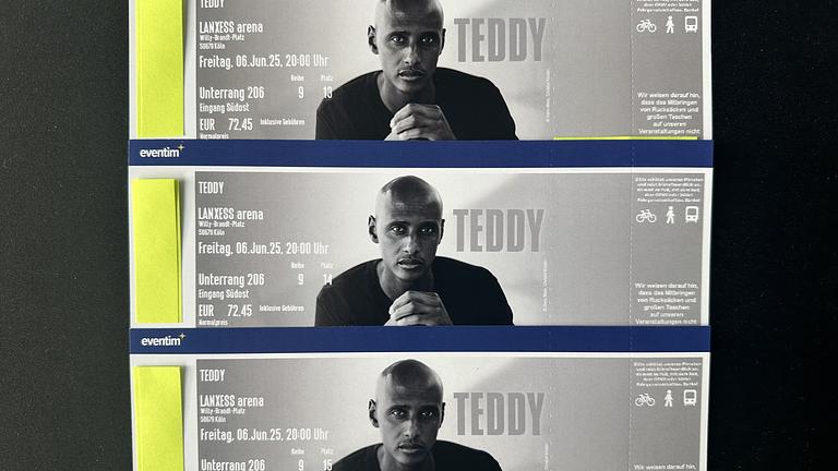 DREI Tickets für TEDDY Teclebrhan